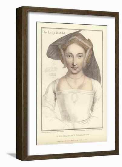 The Lady Ratcliffe-Hans Holbein the Younger-Framed Giclee Print