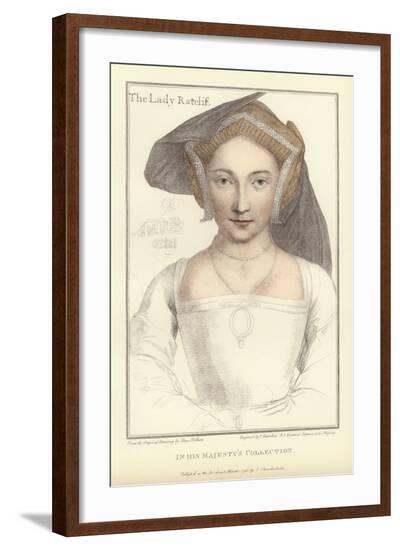 The Lady Ratcliffe-Hans Holbein the Younger-Framed Giclee Print