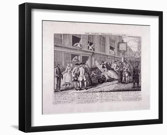 The Lady's Disaster, 1747-John June-Framed Giclee Print