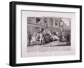 The Lady's Disaster, 1747-John June-Framed Giclee Print