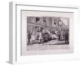 The Lady's Disaster, 1747-John June-Framed Giclee Print