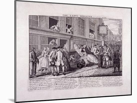 The Lady's Disaster, 1747-John June-Mounted Giclee Print