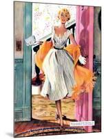 The Lady's Future - Saturday Evening Post "Leading Ladies", February 6, 1954 pg.34-Ernest Chiriaka-Mounted Giclee Print