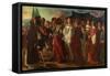 The Lady's Knight-David Wilkie Wynfield-Framed Stretched Canvas