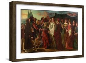 The Lady's Knight-David Wilkie Wynfield-Framed Giclee Print