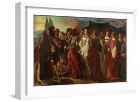 The Lady's Knight-David Wilkie Wynfield-Framed Giclee Print