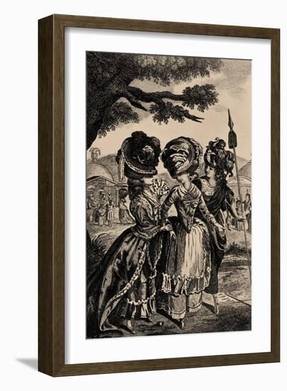 The Lady's Magazine frontispiece 1780-Robert Dighton-Framed Giclee Print