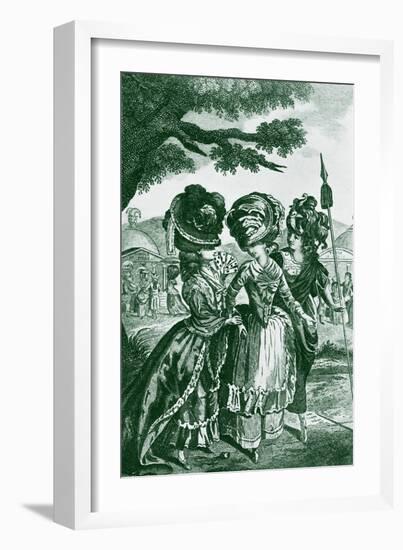 The Lady's Magazine frontispiece 1780-Robert Dighton-Framed Giclee Print