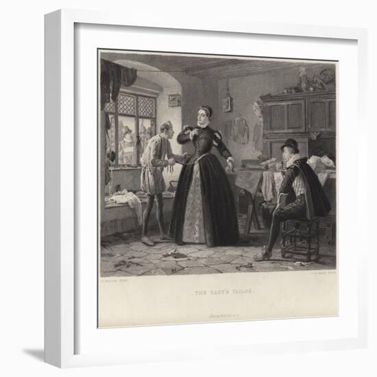 The Lady's Tailor-Henry Stacey Marks-Framed Giclee Print