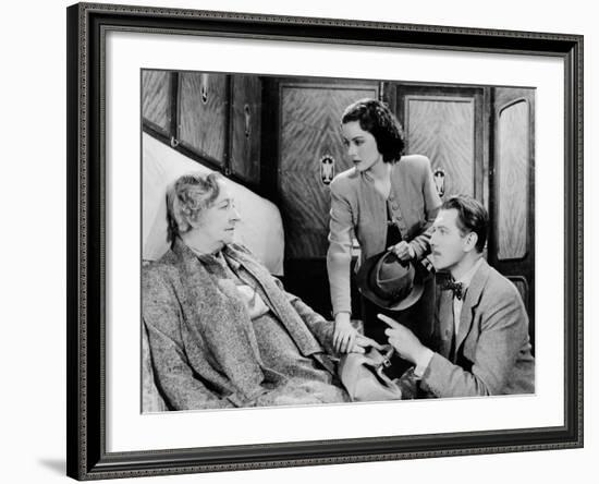 The Lady Vanishes, Dame May Whitty, Margaret Lockwood, Michael Redgrave, 1938-null-Framed Photo