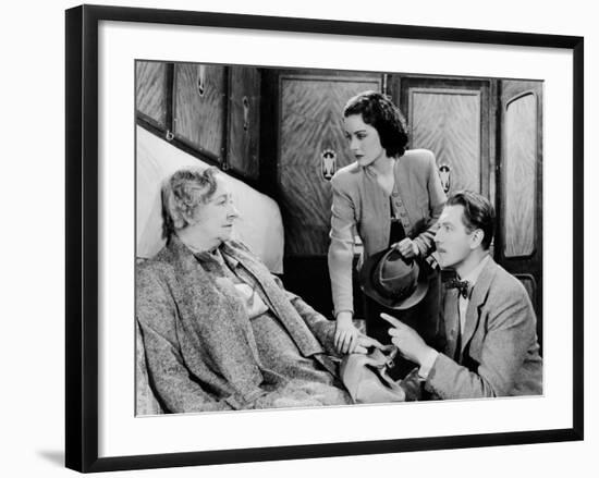 The Lady Vanishes, Dame May Whitty, Margaret Lockwood, Michael Redgrave, 1938-null-Framed Photo