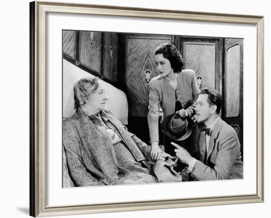 The Lady Vanishes, Dame May Whitty, Margaret Lockwood, Michael Redgrave, 1938-null-Framed Photo