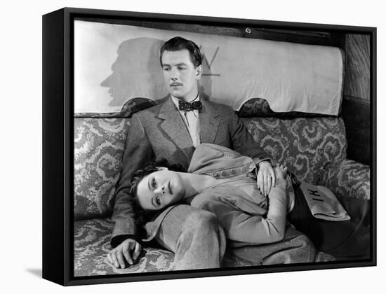 The Lady Vanishes, Michael Redgrave, Margaret Lockwood, 1938-null-Framed Stretched Canvas