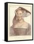 The Lady Vaux-Hans Holbein the Younger-Framed Stretched Canvas