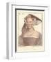 The Lady Vaux-Hans Holbein the Younger-Framed Giclee Print