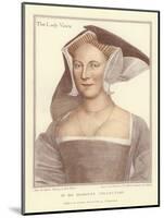 The Lady Vaux-Hans Holbein the Younger-Mounted Giclee Print