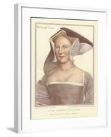 The Lady Vaux-Hans Holbein the Younger-Framed Giclee Print