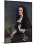 The Lady with a Fan, C1630-1650-Diego Velazquez-Mounted Premium Giclee Print