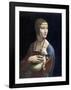 The Lady with an Ermine, ca. 1490-Leonardo Da Vinci-Framed Art Print