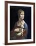 The Lady with an Ermine, ca. 1490-Leonardo Da Vinci-Framed Art Print