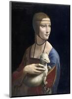 The Lady with an Ermine, ca. 1490-Leonardo Da Vinci-Mounted Giclee Print