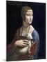 The Lady with an Ermine, ca. 1490-Leonardo Da Vinci-Mounted Art Print