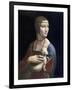 The Lady with an Ermine, ca. 1490-Leonardo Da Vinci-Framed Art Print