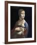 The Lady with an Ermine, ca. 1490-Leonardo Da Vinci-Framed Art Print