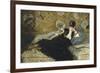 The Lady with Fans, 1873-Edouard Manet-Framed Giclee Print