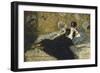 The Lady with Fans, 1873-Edouard Manet-Framed Giclee Print