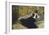 The Lady with Fans, 1873-Edouard Manet-Framed Giclee Print