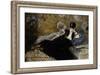 The Lady with the Fans, c.1873-Edouard Manet-Framed Giclee Print