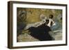 The Lady with the Fans (Nina De Callias), 1873-Edouard Manet-Framed Giclee Print