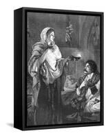 The Lady with the Lamp, C1880-null-Framed Stretched Canvas