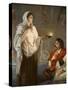 The Lady with the Lamp Florence Nightingale-null-Stretched Canvas