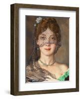 The Lady with the Veil (Manon Lescau)-Konstantin Andreyevich Somov-Framed Giclee Print