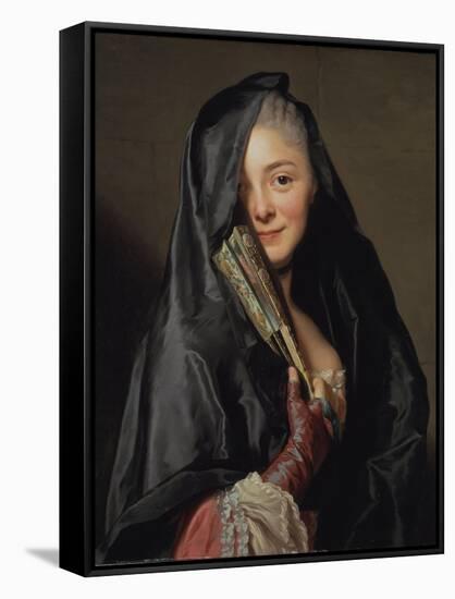 The Lady with the Veil (The-Alexander Roslin-Framed Stretched Canvas