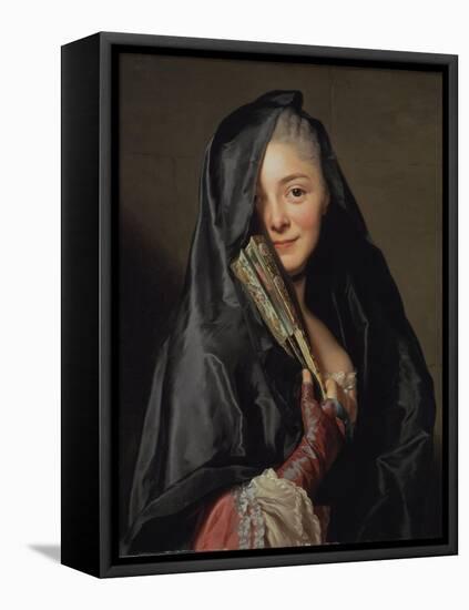 The Lady with the Veil (The-Alexander Roslin-Framed Stretched Canvas