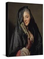The Lady with the Veil (The-Alexander Roslin-Stretched Canvas