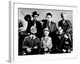 The Ladykillers, Alec Guinness, Herbert Lom, Katie Johnson, Peter Sellers, Danny Green, 1955-null-Framed Photo