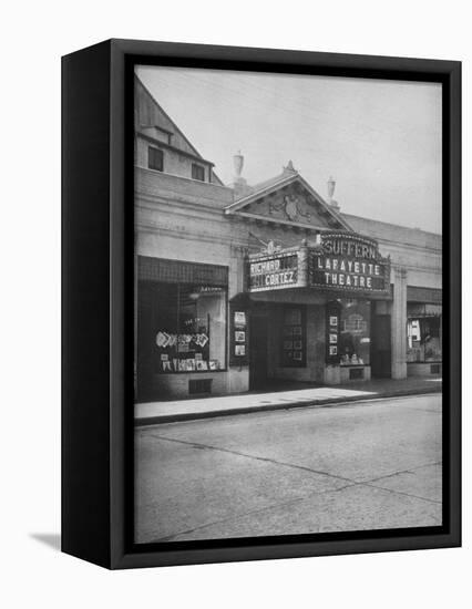 The Lafayette Theatre, Suffern, New York, 1925-null-Framed Stretched Canvas