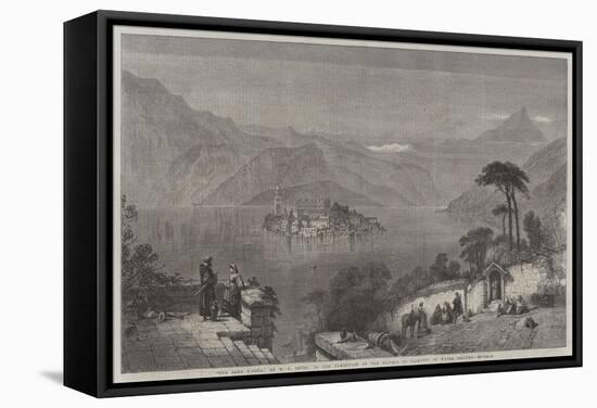 The Lago D'Orta-William C. Smith-Framed Stretched Canvas