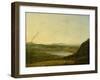 The Lago Di Agnano, C.1752-Richard Wilson-Framed Giclee Print