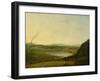 The Lago Di Agnano, C.1752-Richard Wilson-Framed Giclee Print