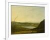 The Lago Di Agnano, C.1752-Richard Wilson-Framed Giclee Print