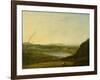 The Lago Di Agnano, C.1752-Richard Wilson-Framed Giclee Print