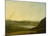 The Lago Di Agnano, C.1752-Richard Wilson-Mounted Giclee Print