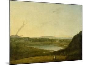 The Lago Di Agnano, C.1752-Richard Wilson-Mounted Giclee Print