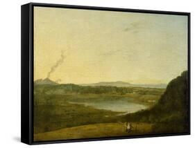 The Lago Di Agnano, C.1752-Richard Wilson-Framed Stretched Canvas