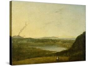 The Lago Di Agnano, C.1752-Richard Wilson-Stretched Canvas